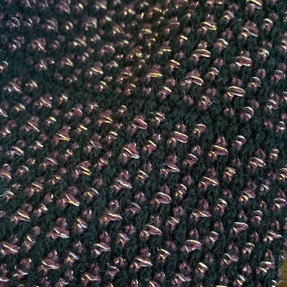 Zara - Long Cardigan - Purple, Gold, Black - Small - Picture 3 of 4